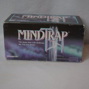 Vintage 1996 Pressman Toys MindTrap 500 Questions Game